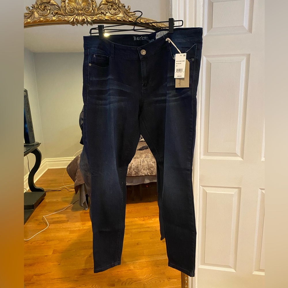 Rocks and indigo jeans